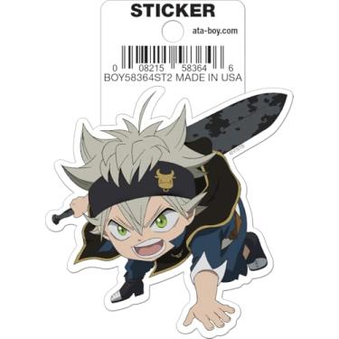 Imagem de Ata-Boy Black Clover Asta Chibi Die Cut Adesivo de 7,6 cm