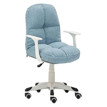 Imagem de Cadeira de escritório ergonômica cadeira de computador cadeira de mesa cadeira de escritório cadeira de escritório cadeira giratória sem braços cadeira de trabalho central cadeira de jogo necessária