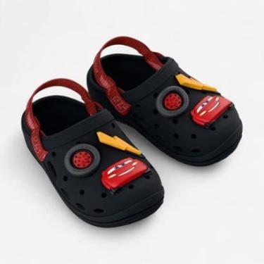 Imagem de Babuche De Bebê Disney Carros Moments II Grendene Kids Preto-Masculino
