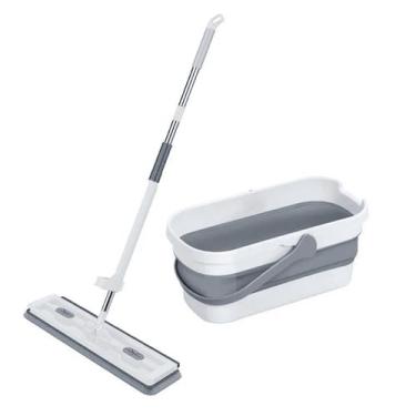 Imagem de Mop Lava E Seca Esfregão com Balde 5 L Cabo Flexível - RY HOME