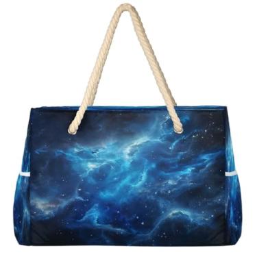 Imagem de hongjinglin Bolsa de praia grande, leve, dobrável, gata, cinza, branca, bolsa de ombro, Cor 17, Large