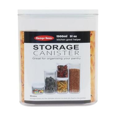 Imagem de Pote Hermético a Vácuo 1,5 litros – Container Plástico BPA Free para Armazenamento Seguro e Frescor Prolongado