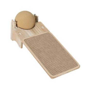 Imagem de IEUDNS Arranhador para gatos, cama, tábua de arranhar para gatos, sisal, acessório multiuso para animais de estimação, suporte para arranhar, brinquedo de, Retangular