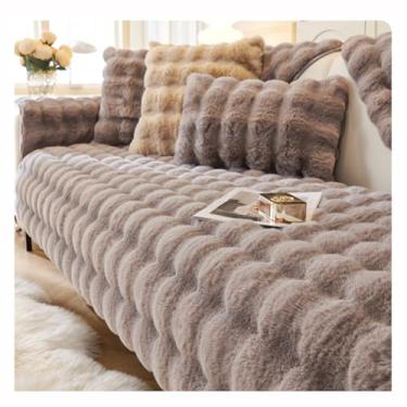 Imagem de SPXMQSS Capa para sofá, capa de sofá seccional, antiderrapante, universal, em forma de L, protetor de sofá grosso, capa de sofá de canto, protetor de móveis, lavável, 110 x 180 cm