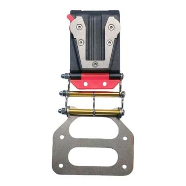 Imagem de MotiveTech Suporte para fita métrica com base para cinto, cabide de cintura multifuncional, ao desgaste, compacto e de fácil instalação, Td Esquerdo Modificado