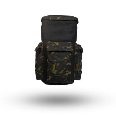 Imagem de Mochila Ferramental, 50 Litros, Preto com Camuflado.