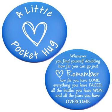 Imagem de Fichero de Abrazo de Bolsillo MIXJOY Afirmaciones Positivas Azul