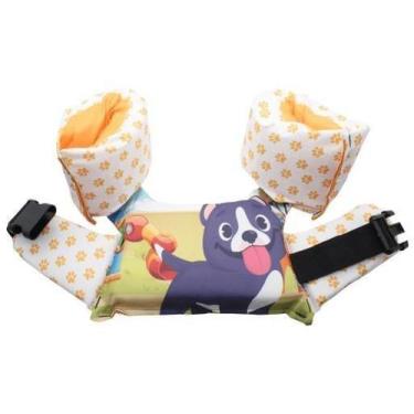 Imagem de Colete Salva Vidas Infantil Boia De Braço Até 25Kg Cachorro - Sol E Lu