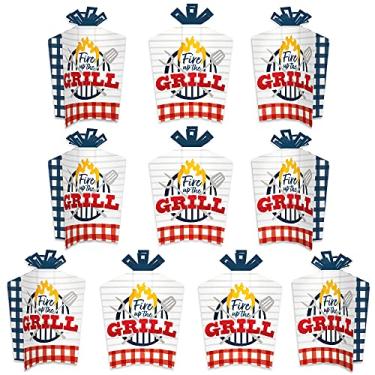 Imagem de Big Dot of Happiness Fire Up the Grill - Table Decorations - Summer BBQ Picnic Party Fold and Flare Centerpieces - 10 Count