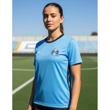 Imagem de CAMISETA GRÊMIO RECORDE FEMININA III, AZUL/PRETO, P