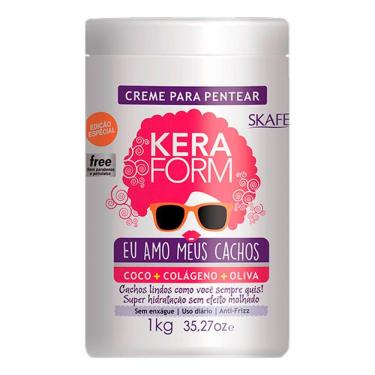 Imagem de Creme de Pentear Skafe Kera Form Eu Amo Meus Cachos 1kg
