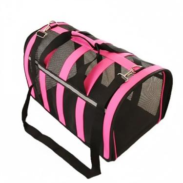 Imagem de Bolsa Transporte Gato Cachorro Pet Animais Estimaçao Coelho Bichos Passeio Viagem Carro Aviao Mala