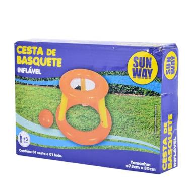 Imagem de Cesta de Basquete Inflável PVC 75x50cm - Wincy (ELP03141)