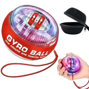 Imagem de Exercitador de mão com bola de torque, bola de giroscópio de pulso, exercitador de mão curaball, treinador de força de aderência, dispositivos de fortalecimento das mãos, fortalecedor de pulso