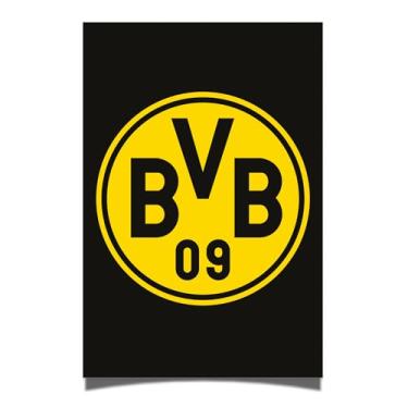 Imagem de Desert Cactus Pôster Borussia Dortmund FC BVB Alemão Alemanha Die Schwarzgelben Futebol 28 x 43 cm Decoração de escritório Decoração Oficial Fan Gear (28 x 43 cm, Versão B)