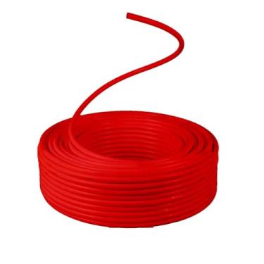 Imagem de Tubo de estilo PVC de 10 m, molde de plástico dobrável de alumínio, para buquês de flores, acessórios artificiais, hastes florais para agrupar hastes de flores artificiais (tamanho: 50 m, cor