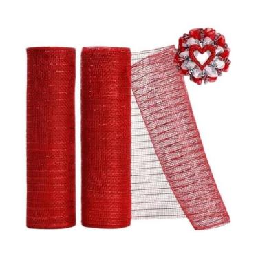 Imagem de Rolo De Tecido De Tule Dourado Para Decoração De Árvore De Natal, Guir