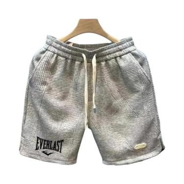 Imagem de Bermudas Casuais Masculinas Estampadas Respiráveis E Confortáveis Para