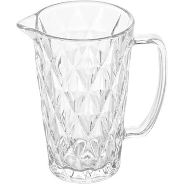 Imagem de Jarra de Vidro Diamond Design Elegante Resistente Versatil Para Sucos Água Drinks e Cafés Ideal Para Cozinha Bar Restaurante