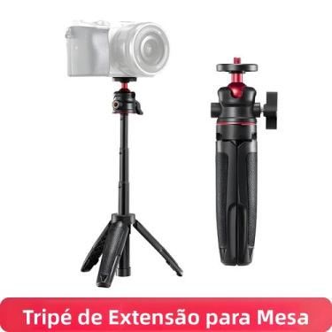 Imagem de Tripé De Mesa Extensível Com Cabeça Esférica Flexível E Montagem De Pa
