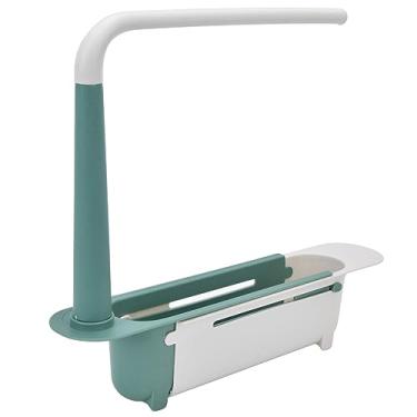 Imagem de Zerodis Rack de Armazenamento de Pia Telescópica Prateleiras de Pratos Organizador de Drenagem para Pia de Cozinha Armazenamento Expansível Pp de Alta Capacidade para Utensílios Limpos e Suporte de