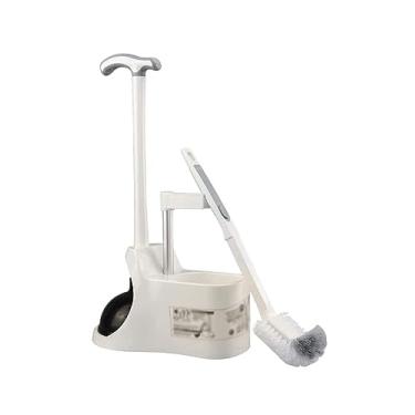 Imagem de Escova de vaso sanitário, conjunto de escova de vaso sanitário e escova de tigela, conjunto de escova de vaso sanitário e suporte para higiene, limpeza de vaso sanitário para banheiro