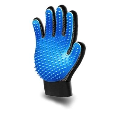 Imagem de Kit de cuidados com cães e gatos para animais de estimação, escovas, escova dupla face, luvas de limpeza de banho, eliminação de queda de pelos de animais de estimação (mão pesada)