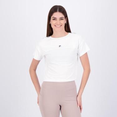 Imagem de Cropped Fila Adaptable Classic Sports Feminino Branco e Preto, P