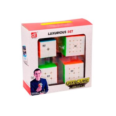 Imagem de Cubo Mágico Kit Com 4 - QiYi