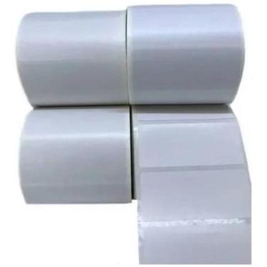 Imagem de Etiqueta Adesiva Couchê 9x3cm / 90x30mm Branca