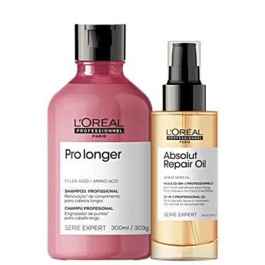Imagem de Kit Loréal Pro Longer Shampoo pq+ Absolut Repair Óleo 90ml - Loréal Pr