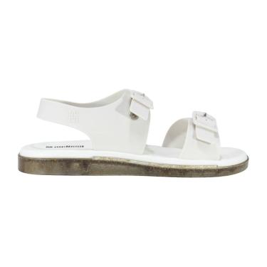 Imagem de Sandália Melissa Walk Sandal Bege Casca Arroz/Branco