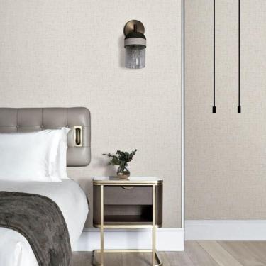 Imagem de Papel De Parede Vip Aspecto Têxtil Bege 10m X 0.53m