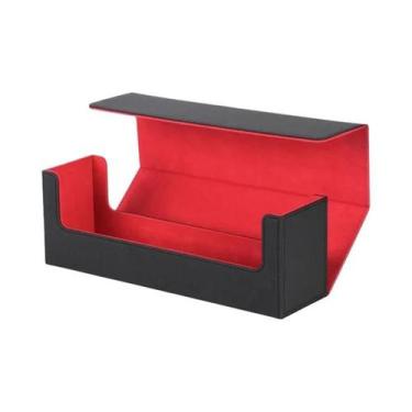 Imagem de Estojo Para Cartas De Jogo Com 400+ Cartas E 5 Divisórias, Caixa De Ar