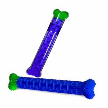 Imagem de Mordedor Osso Dental para Pets em Silicone – Removedor de Tártaro e Higiene Bucal