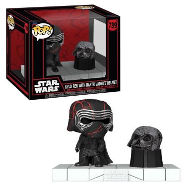 Imagem de Funko Pop Star Wars 739 Kylo Ren w/ Darth Vader's Helmet