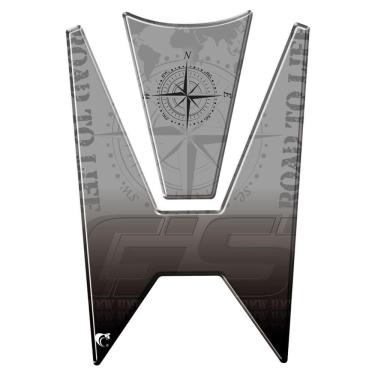 Imagem de Adesivo Protetor Tanquetank Pad Moto Bmw Cinza Cinza