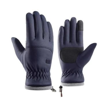 Imagem de Luvas De Inverno Grossas Para Esqui, Térmicas, Antiderrapantes, Com Te