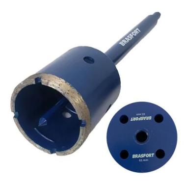 Imagem de Serra Copo Diamantada Com Haste 65mm Brasfort