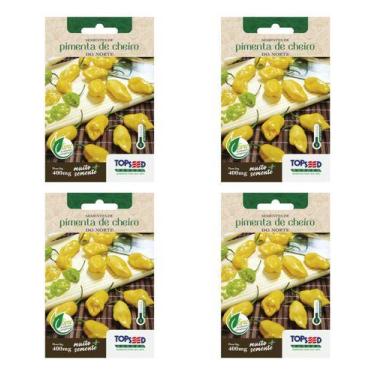 Imagem de Kit 4x Sementes De Pimenta De Cheiro Do Norte Para Mudas - Topseed