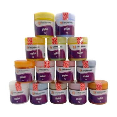 Imagem de Kit 7 Corante em Pó para Velas Cores Básicas 7g Saramanil