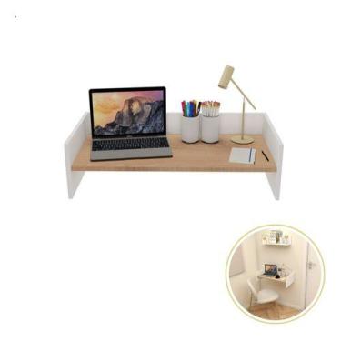 Imagem de Mesa Suspensa 70cm Mdp Parede Home Oficce Escritório Prática - Deltre