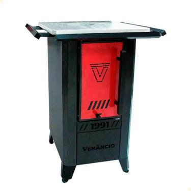 Imagem de Fogão A Lenha Venâncio 1991 N00 Edição Comemorativa Na Cor Vermelha Sem Tampa 27841