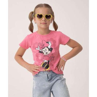 Imagem de Camiseta Infantil Estampa Minnie Tam 4 a 10 Rosa-97149 - Disney, 10, R