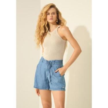 Imagem de Blusa Regata Em Malha Tricô Com Fios De Lurex-Feminino