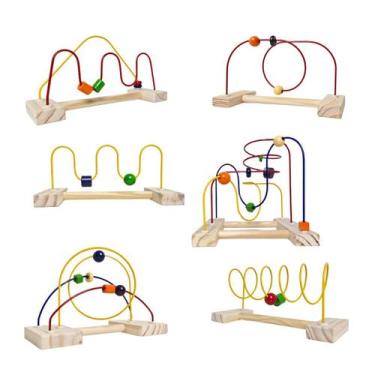 Imagem de Conjunto de 6 Aramados Montanha Russa Pedagógica Brinquedos Educativos