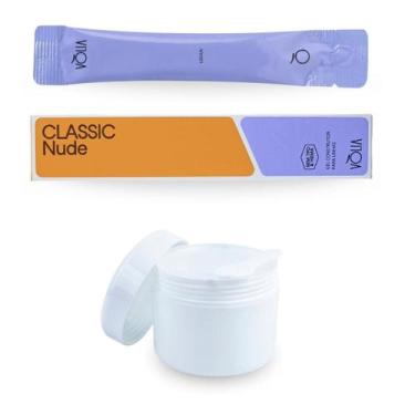 Imagem de Kit Gel Classic Nude Sem Tpo Hema Led Uv 14G Vlia + Pote - Vòlia