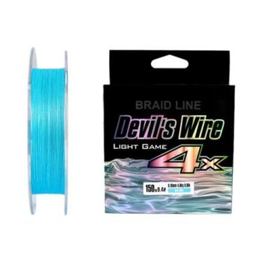 Imagem de Linha De Pesca PE Trançada 4X Fina E Forte De 150M MIFINE Devil's Wire