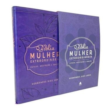 Imagem de Bíblia Mulher Extraordinária - Estudo, Meditação E Oração - Lilás