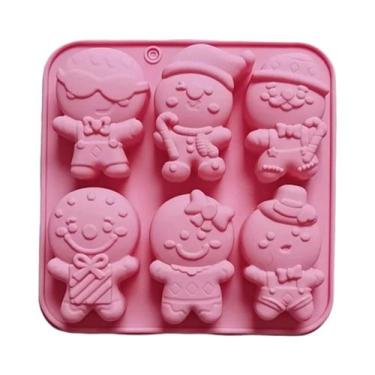 Imagem de Molde De Silicone Em Forma De Homem De Gengibre Para Doces, Chocolate,